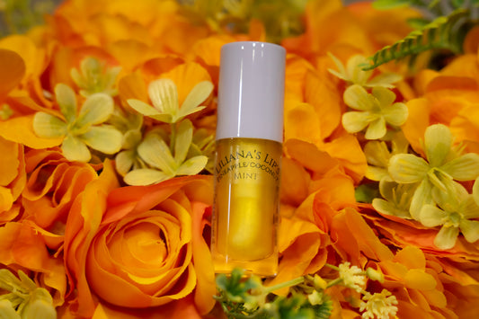 Pineapple coconut mint lip gloss