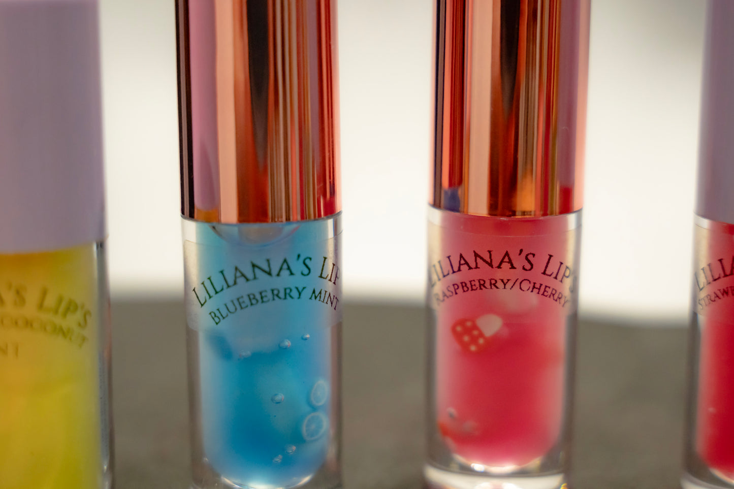 Blueberry mint lip gloss
