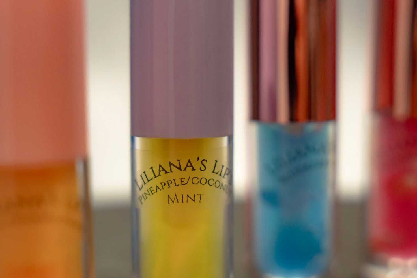 Pineapple coconut mint lip gloss