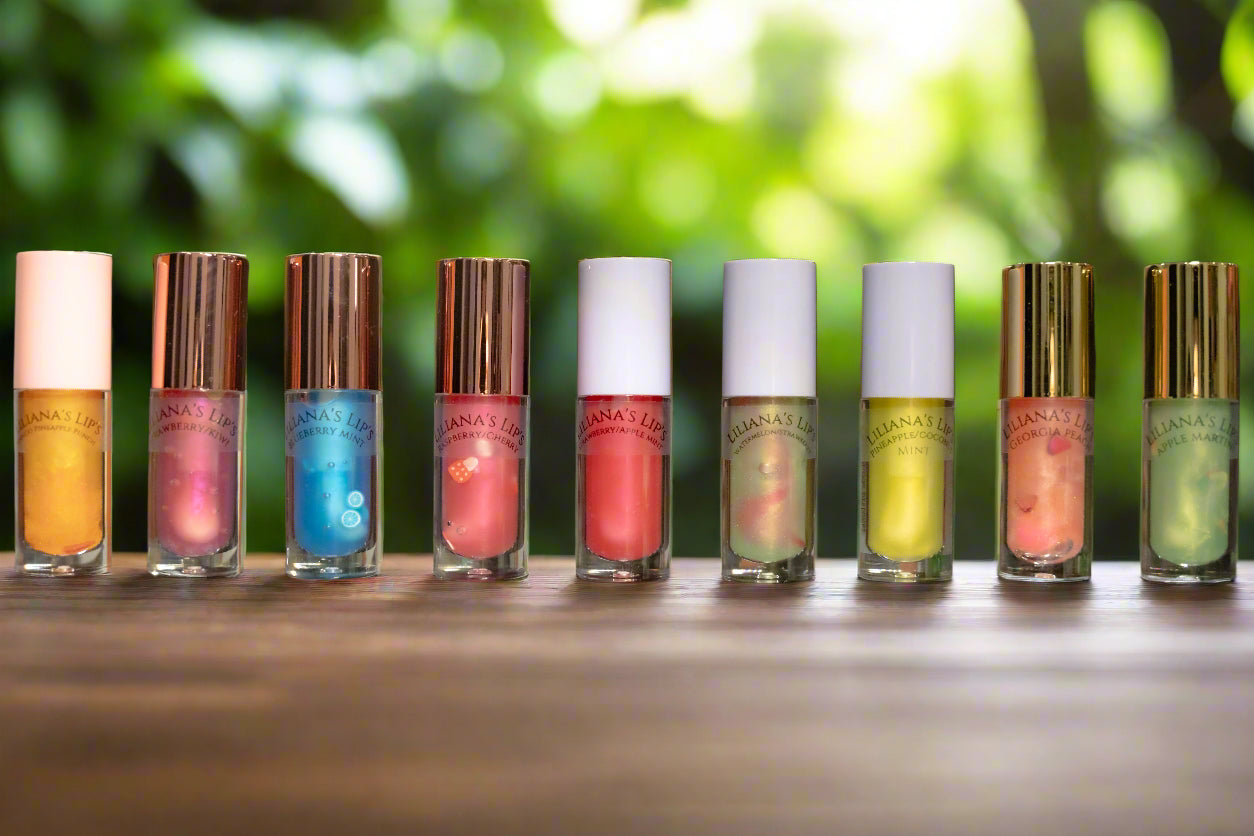 Raspberry/cherry lip gloss