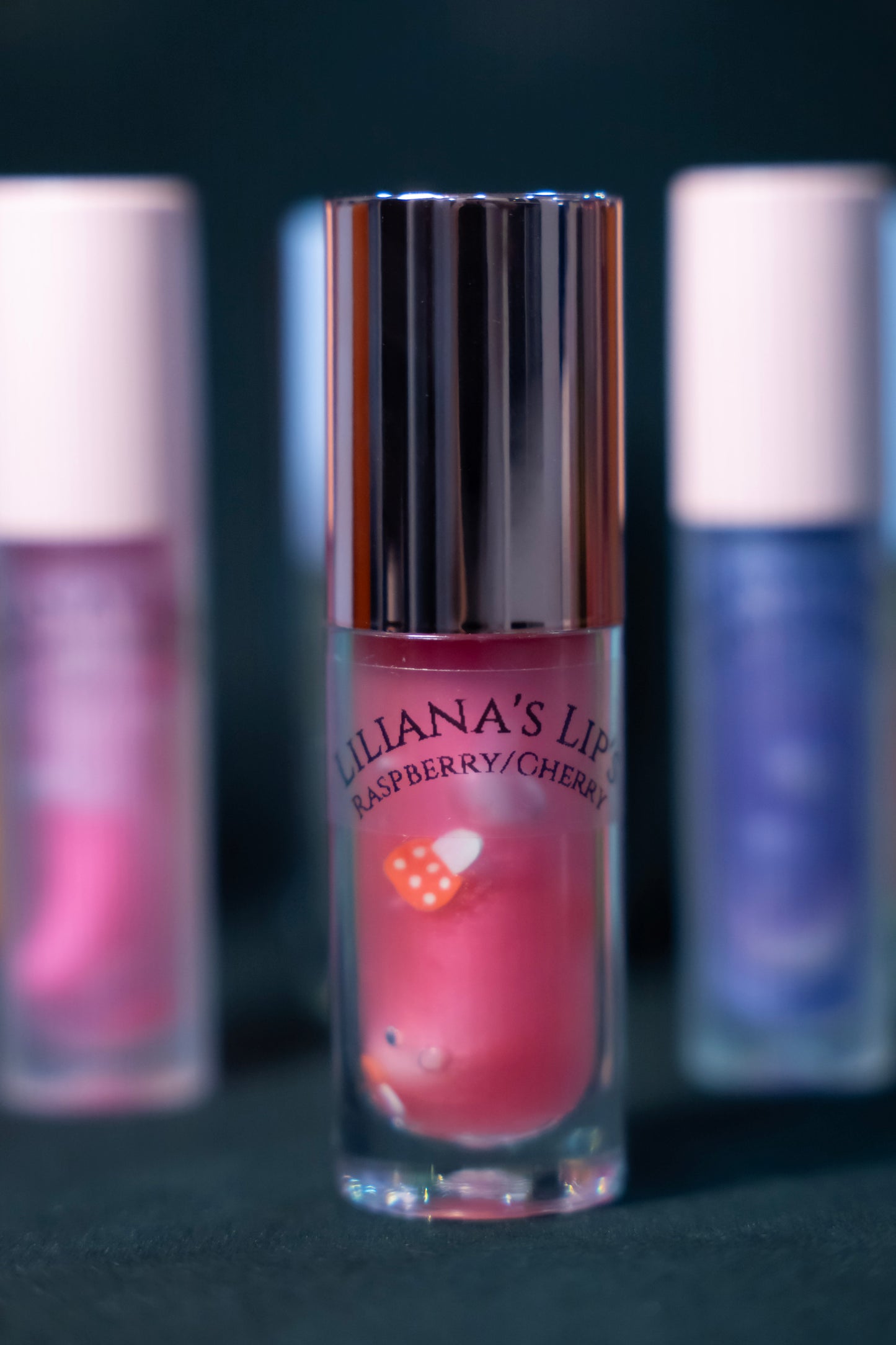 Raspberry/cherry lip gloss