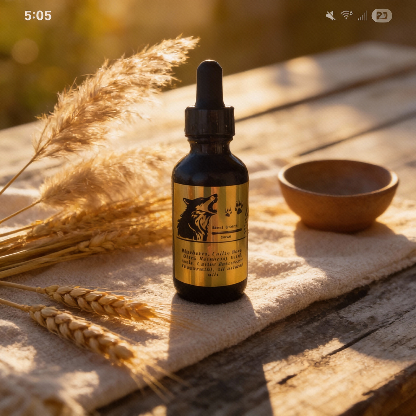 Men beard oil