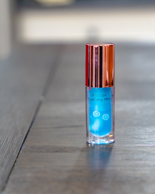 Blueberry mint lip gloss