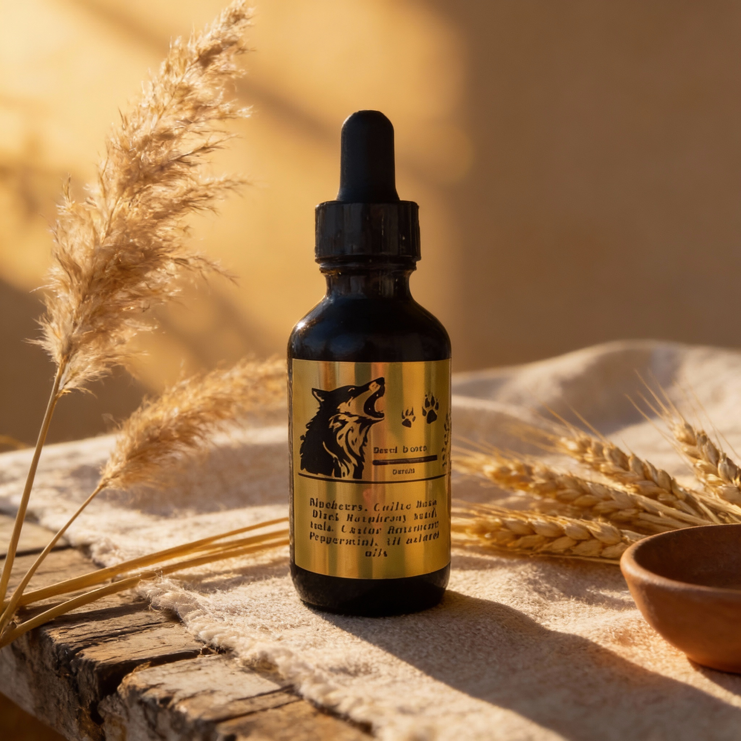 Men beard oil